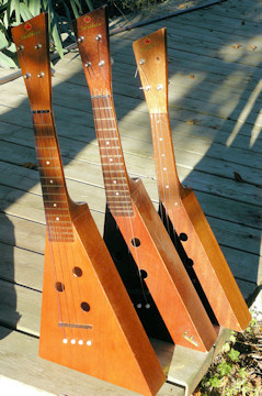A trio of Northern ukuleles