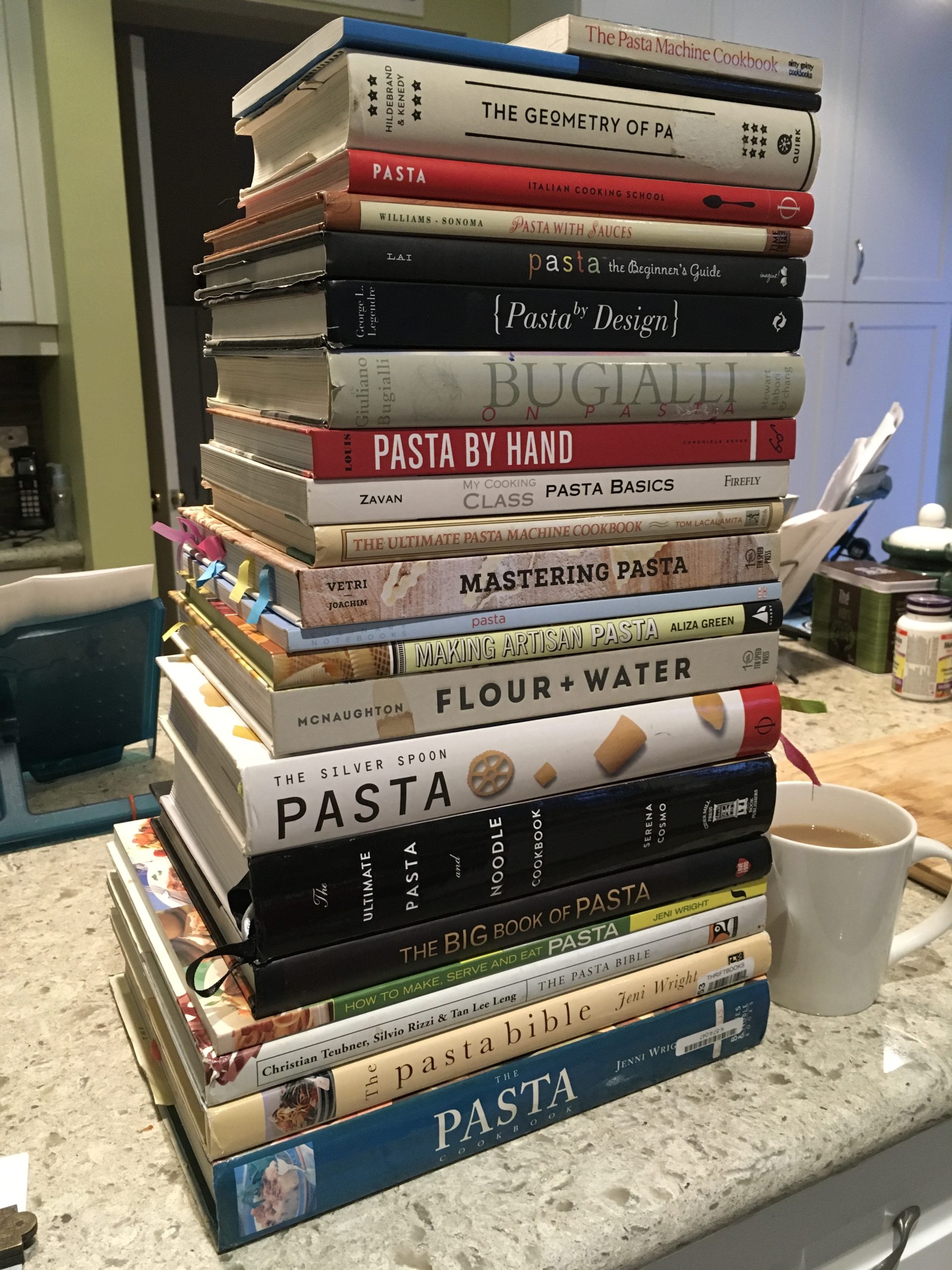 My pasta books