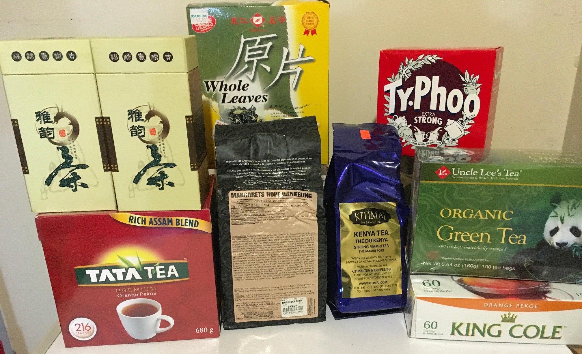 Teas from our second cupboard