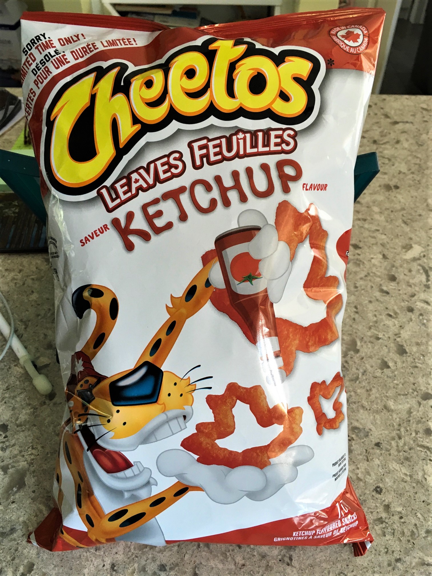 Ketchup-flavoured Cheetos