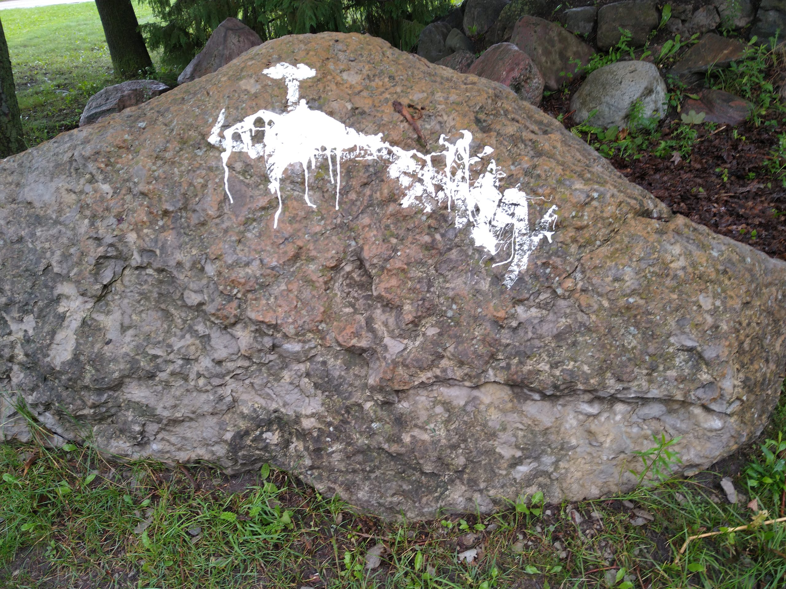 Vandalism at Friendship Park