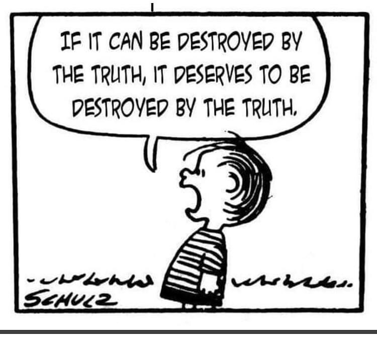 Truth will win...