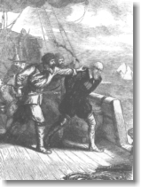 Hudson captured by mutineers