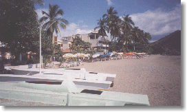 Playa Municipal looking south