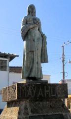 Statue of Mayahuel in Tequila