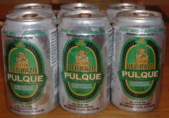 Pulque in cans