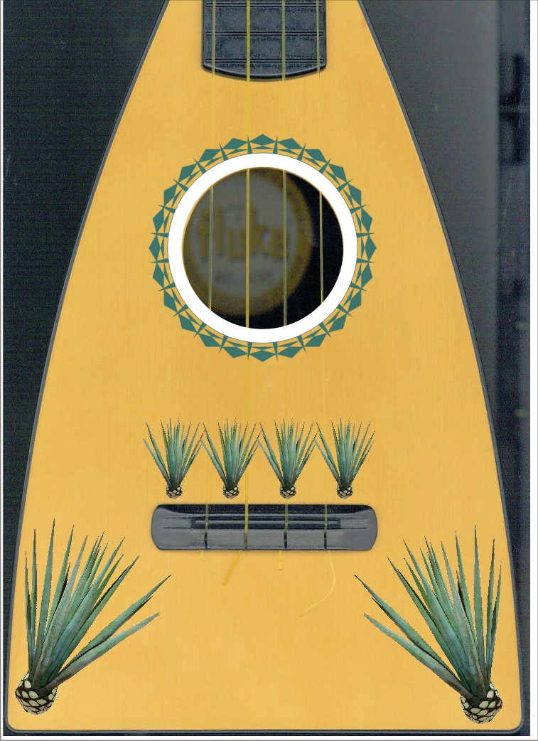 Fluke with rosette design