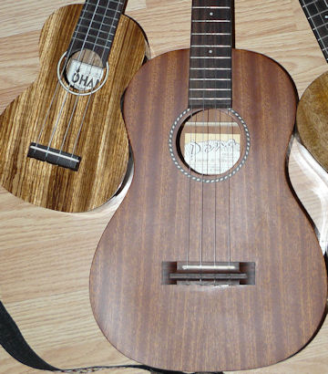 soprano, baritone ukes